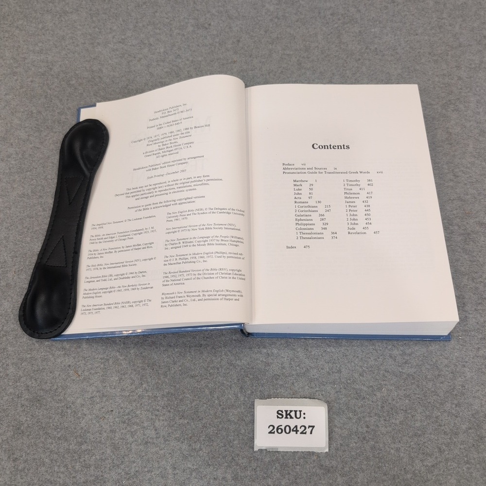 Word Meanings in the New‎ Testament Ralph Earle Hendrickson Hardcover 1565639409 - Picture 4 of 4